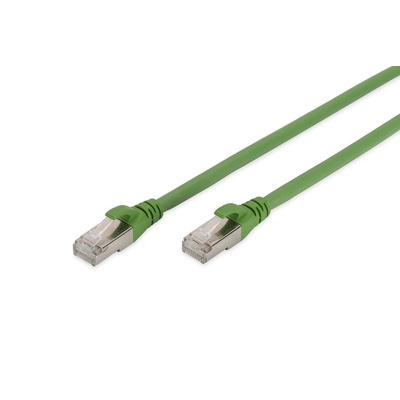 Product Καλώδιο Δικτύου Digitus CAT 6A S/FTP , PUR (TPU), 10m, Green base image