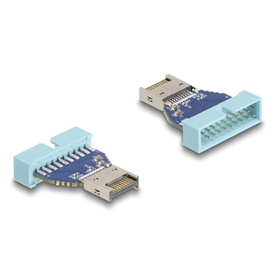 Product Αντάπτορας USB Delock USB 10 Gbps Pin Connector to Internal USB-E base image