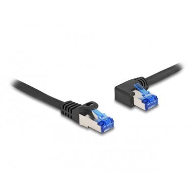 Product Καλώδιο Δικτύου Delock RJ45 NWK Cat.6A S/FTP straight angled 2m Black base image