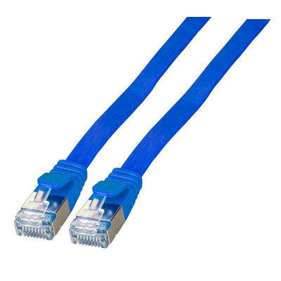 Product Καλώδιο Δικτύου EFB RJ45 flat U/FTP, Cat.6A, PVC, 1.5m, Blue base image