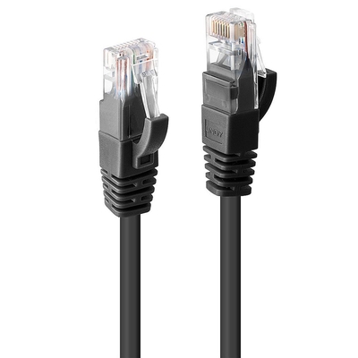 Product Καλώδιο Δικτύου Lindy Cat6 U/UTP Black 30m base image