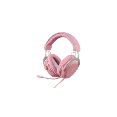 Product Gaming Headset Deltaco Stereo Klinke, LED, pink base image