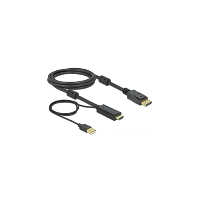 Product Καλώδιο DisplayPort Delock HDMI M/M 4K 30Hz 2.0m base image
