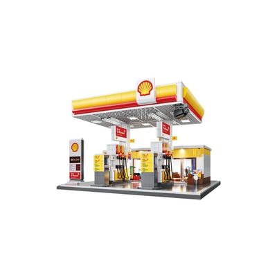 Product Τουβλάκια Jamara CaDA Shell Tankstelle Bricks 14+ base image