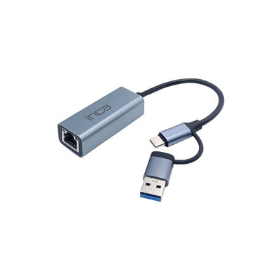 Product Αντάπτορας Δικτύου USB Inca IUTP-01TX Ethernet > USB and Type-C base image