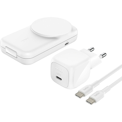 Product Ασύρματος Φορτιστής Belkin UltraCharge 25W Qi2 magn. 2-in-1 WIZ038kqWH base image