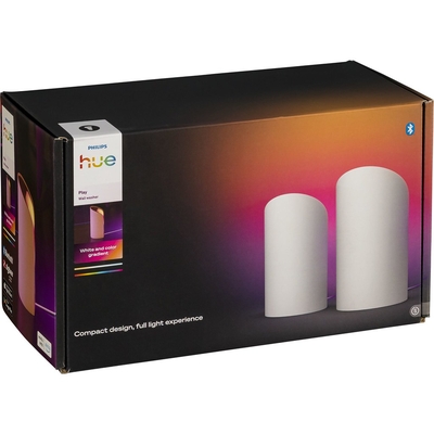 Product Διακοσμητικό Φωτιστικό Philips Hue Play Wallwasher Doppelpack White base image