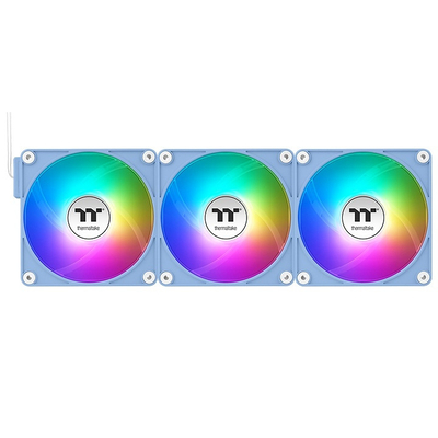Product Case Fan 12cm Thermaltake CT120 EX Blue 3 Pack ARGB Sync base image