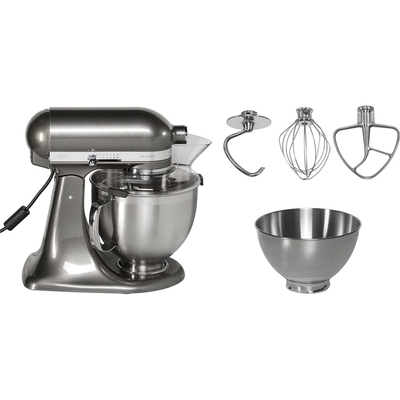 Product Κουζινομηχανή KitchenAid Artisan 5KSM185PSEMS Medallion Silver base image