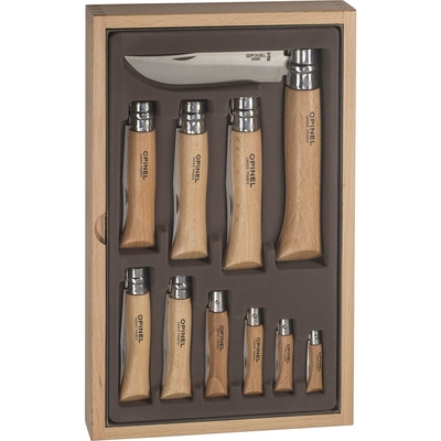 Product Σουγιάς Opinel Collector Set Wood Box 10-piece Pocket Knives base image