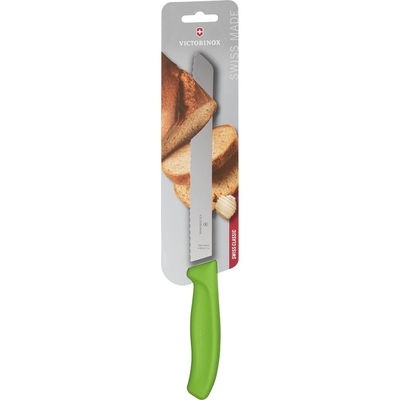 Product Μαχαίρι Κουζίνας Victorinox Brotmesser 21cm Green serrated base image