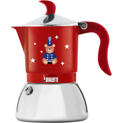 Product Μπρίκι Espresso Bialetti FIAMMETTA 2TZ RED ORSETTO Induction base image