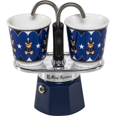 Product Μπρίκι Espresso Bialetti Set MINI Express MR BLU Joyful Memories base image