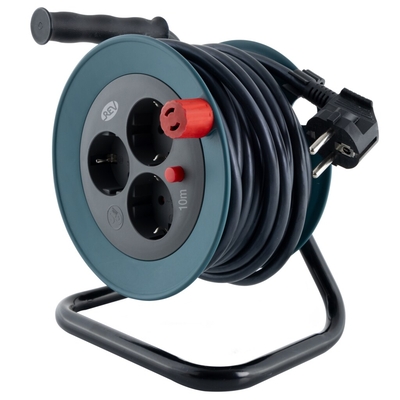 Product Μπαλαντέζα Καρούλι REV Mini 3-fach 10m petrol/Black 0010042100 base image