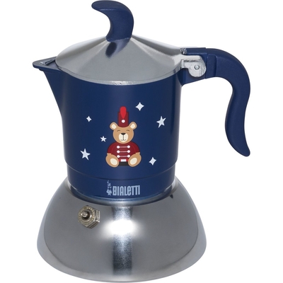 Product Μπρίκι Espresso Bialetti FIAMMETTA 2TZ BLUE ORSETTO Induction base image