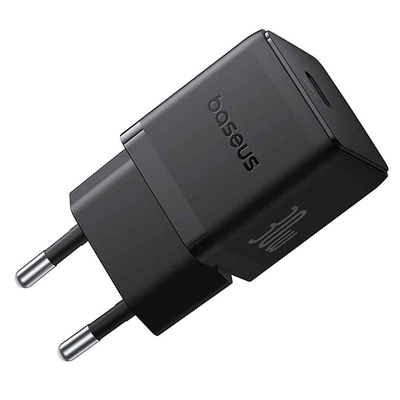 Product Φορτιστής Πρίζας Baseus Palm USB-C 30W EU Black base image