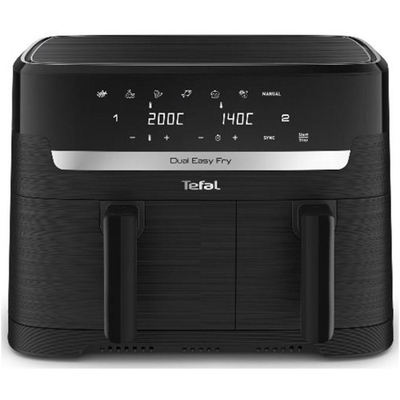 Product Φριτέζα Αέρος Tefal EY 901 N Dual Easy Fry Essential base image