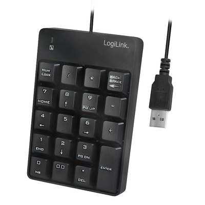Product Αριθμητικό Πληκτρολόγιο Logilink Keypad USB-A base image