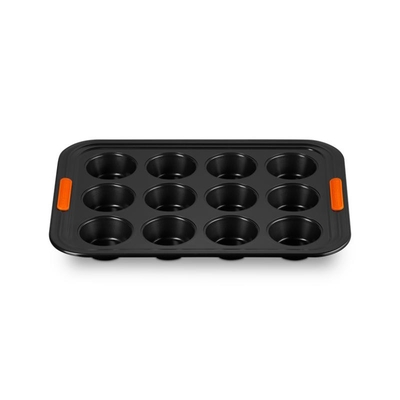 Product Φόρμα Ζαχαροπλαστικής Le Creuset Muffin Tin Carbon Steel Non-Stick 12pcs base image