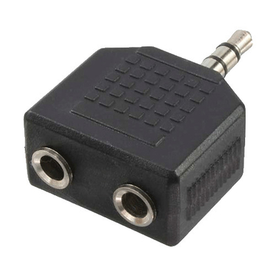 Product Αντάπτορας Logilink 3,5 mini jack 1x <--> 2x 3,5 mini jack base image