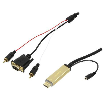 Product Καλώδιο HDMI Logilink (M) --> VGA / Audio / USB-A 2.0 (M) 2.00m base image