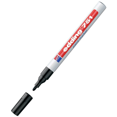 Product Μαρκαδόρος Edding 751 Paint Marker Black (4-751001) base image