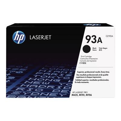 Product Toner HP Cartridge No 93A Black (CZ192A) base image