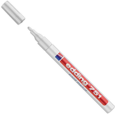 Product Μαρκαδόρος Edding 751 Paint Marker White (4-751049) base image