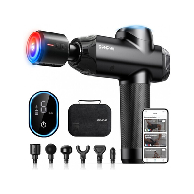 Product Πιστόλι Μασάζ Renpho Massage Gun Power + Thermacool Black PEU-R-C001SH-BK base image