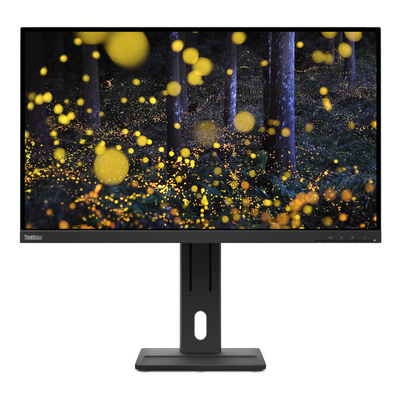 Product Monitor 27" Lenovo (2560x1440) ThinkVision E27q-20 QHD IPS 75Hz HDMI DP Speaker Black base image