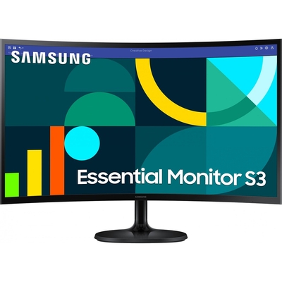 Product Monitor 27" Samsung  (1920x1080) LS27D364GAU Essential S36GD Full HD Black base image