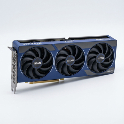 Product Κάρτα Γραφικών SparkleB580 12GB Intel Arc Titan Nox OC GDDR6 3 Fan base image