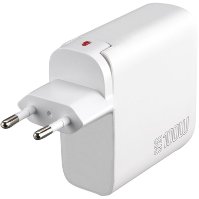 Product Φορτιστής Πρίζας 4Smarts GaN Flex Pro 100W 3 USB-C+1 USB-A. Travel base image