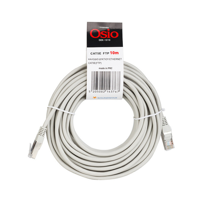 Product Kαλώδιο Δικτύου Osio OEK-1310 Εthernet Cat5e (FTP) RJ45 σε RJ45 10m base image