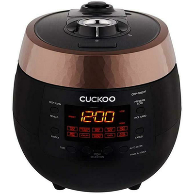 Product Βραστήρας Ρυζιού Cuckoo CRP-R0607F 1.08L 890W Black, Brown base image