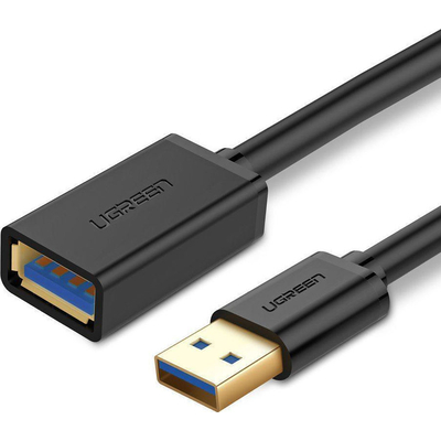 Product Καλώδιο USB Ugreen extension USB 3.0 (female) to USB 3.0 (male) 2m (black) base image