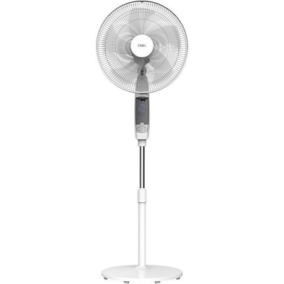 Product Ανεμιστήρας Ορθοστάτης Osio OSF-9010 Λευκός 16”, 3 ταχυτήτων με οθόνη και τηλεχειριστήριο-50W base image