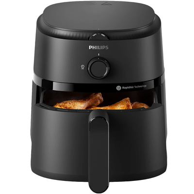 Product Air Fryer Philips 1000 series NA120/00 Single 4.2L 1500W Hot Black base image