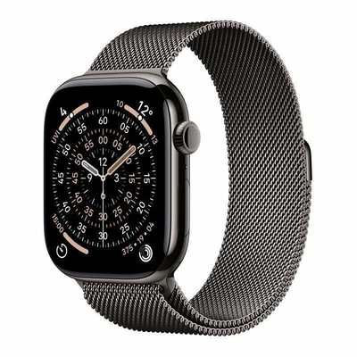 Product Smartwatch Apple Watch Series 11 GPS + Cellular 46mm Slate Titanium with Slate Milanese - S/M base image