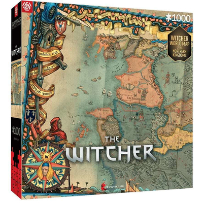 Product Παζλ Cenega Good Loot The Witcher: Northern Kingdom Map Jigsaw 1000 pc(s) base image