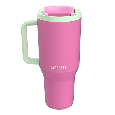 Product Θερμός Kambukka mug with straw Rio Tumbler 950ml Bubblegum Mint base image