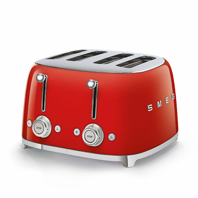 Product Φρυγανιέρα Smeg 50's Style Toaster TSF03RDEU Red base image