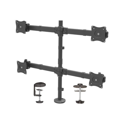 Product Βάση Monitor StarTech Desk Quadruple - Pivoting - For VESA up to 27in (8Kg) - Steel - Desk mount (adjustable arm) base image