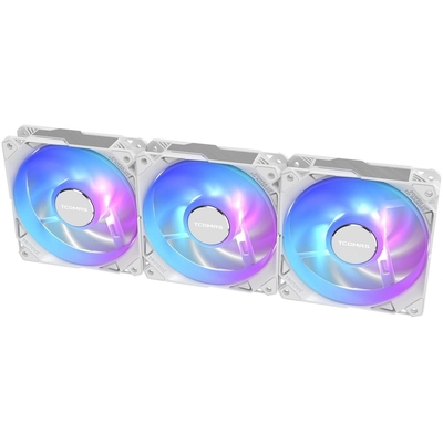 Product Case Fan Tcomas FA200 White Triple Pack 3x120mm base image