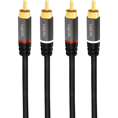 Product Καλώδιο RCA Logilink 10.0m 2x RCA male - 2x RCA male base image