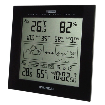 Product Μετεωρολογικός Σταθμός Hyundai WS 2244 B Black base image