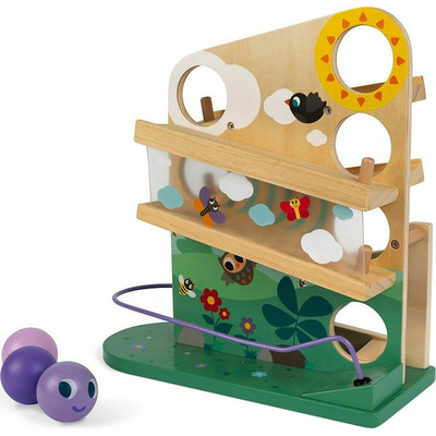Product Βρεφικό Παιχνίδι Janod Wooden ball track Caterpillar J08055 base image