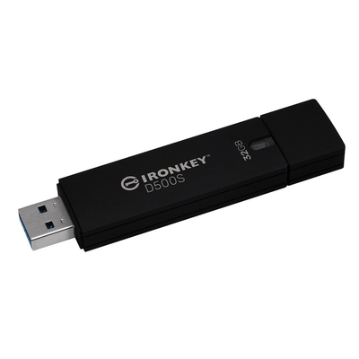 Product USB Flash 32GB Kingston IronKey D500S FIPS 140-3 Level 3 256bit base image