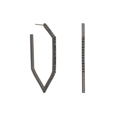 Product Γυναικεία Σκουλαρίκια Karl Lagerfeld 5512279 (5cm) από Ατσάλι Black base image