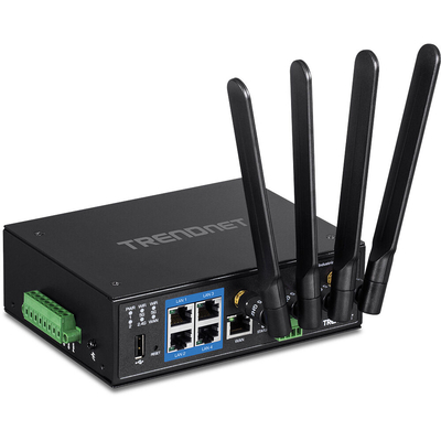 Product Router Trendnet TI-W100 WiFi 5 5 GHz Μαύρο base image